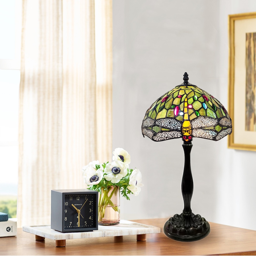 Image 739617_ALTMORE5.jpg, Product 739-617 / Price $299.99, Fine Art Lighting Tiffany-Style Dragonfly Green Stained-Glass Table Lamp (T1295) from Fine Art Lighting on TSC.ca's Home & Garden department