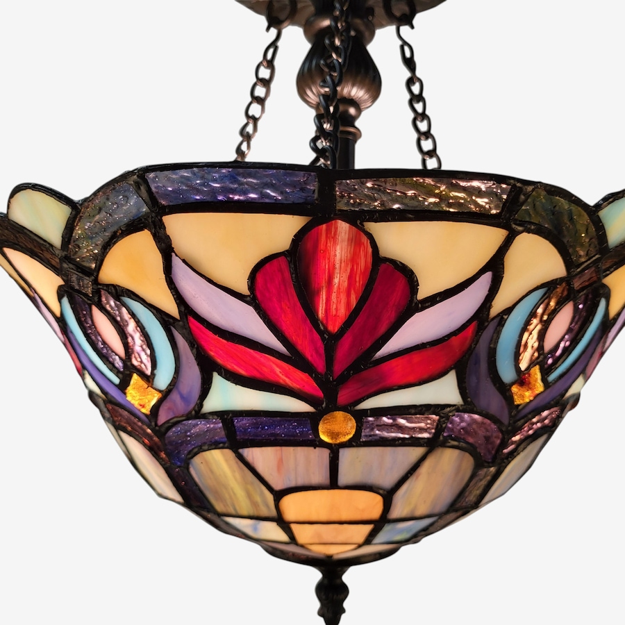 Image 739618_ALTMORE1.jpg, Product 739-618 / Price $299.99, Fine Art Lighting Florence Semi-Flush Mount Tiffany Ceiling Lamp (S1456) from Fine Art Lighting on TSC.ca's Home & Garden department