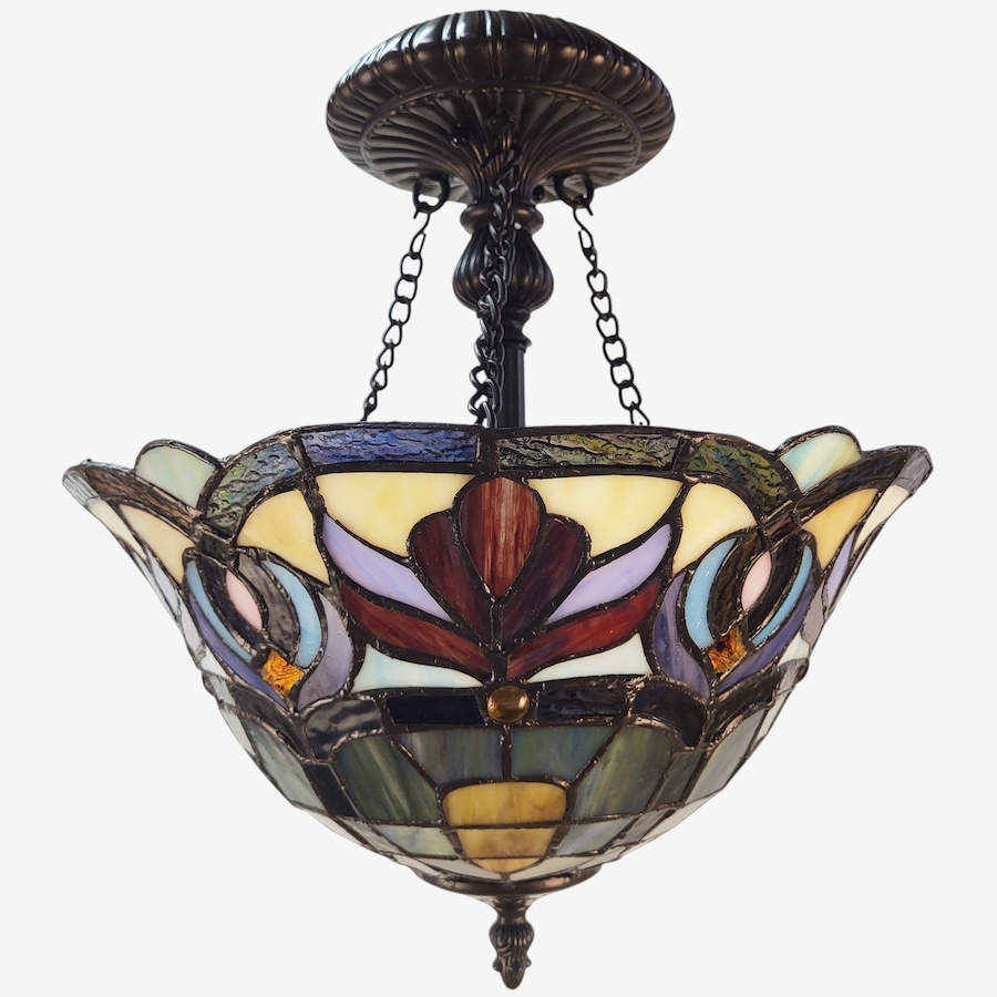 Image 739618_ALTMORE2.jpg, Product 739-618 / Price $299.99, Fine Art Lighting Florence Semi-Flush Mount Tiffany Ceiling Lamp (S1456) from Fine Art Lighting on TSC.ca's Home & Garden department