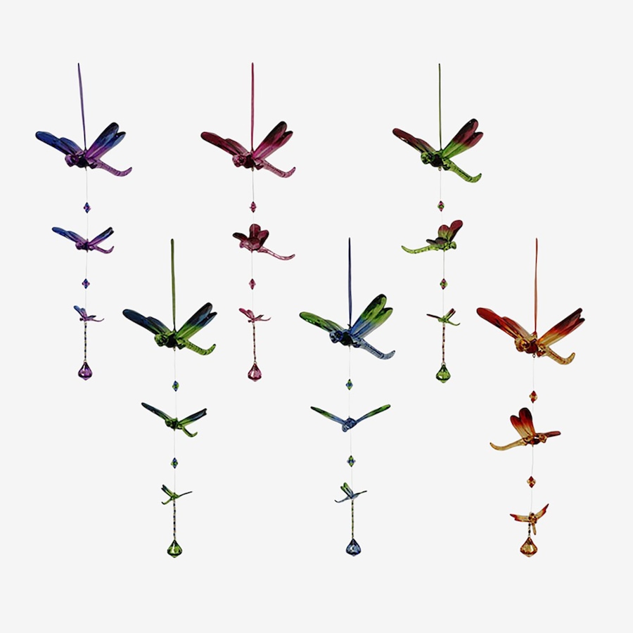 Image 739624.jpg, Product 739-624 / Price $159.99, Koppers Home Six Assorted Dragonfly Triple Suncatchers from Koppers on TSC.ca's Home & Garden department