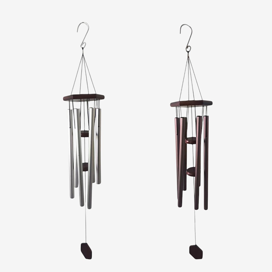 Image 739630.jpg, Product 739-630 / Price $99.99, Koppers Home Two Assorted Windchimes (silver tone and bronze tone) from Koppers on TSC.ca's Home & Garden department