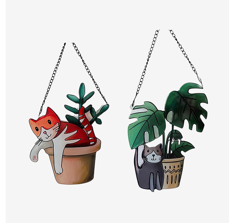 Image 739631.jpg, Product 739-631 / Price $32.99, Koppers Home Two Assorted Cat Suncatchers from Koppers on TSC.ca's Home & Garden department