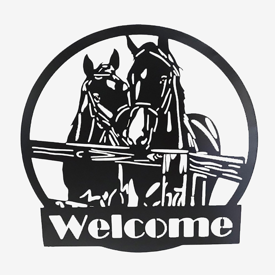 Image 739643.jpg, Product 739-643 / Price $24.99, Koppers Home Welcome Horse Circle from Koppers on TSC.ca's Home & Garden department