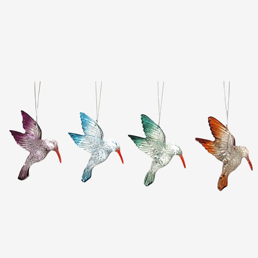 Image 739654.jpg, Product 739-654 / Price $49.99, Koppers Home Four Assorted Hummingbird Suncatchers from Koppers on TSC.ca's Home & Garden department