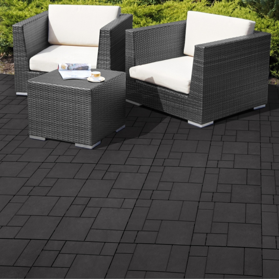 Image 739694_ALTMORE02.jpg, Product 739-694 / Price $49.99, Tierra Verde 12" x 12" Classic 1/2" Mosaic Deck Tiles (slate, 24-pack) from Tierra Verde on TSC.ca's Home & Garden department