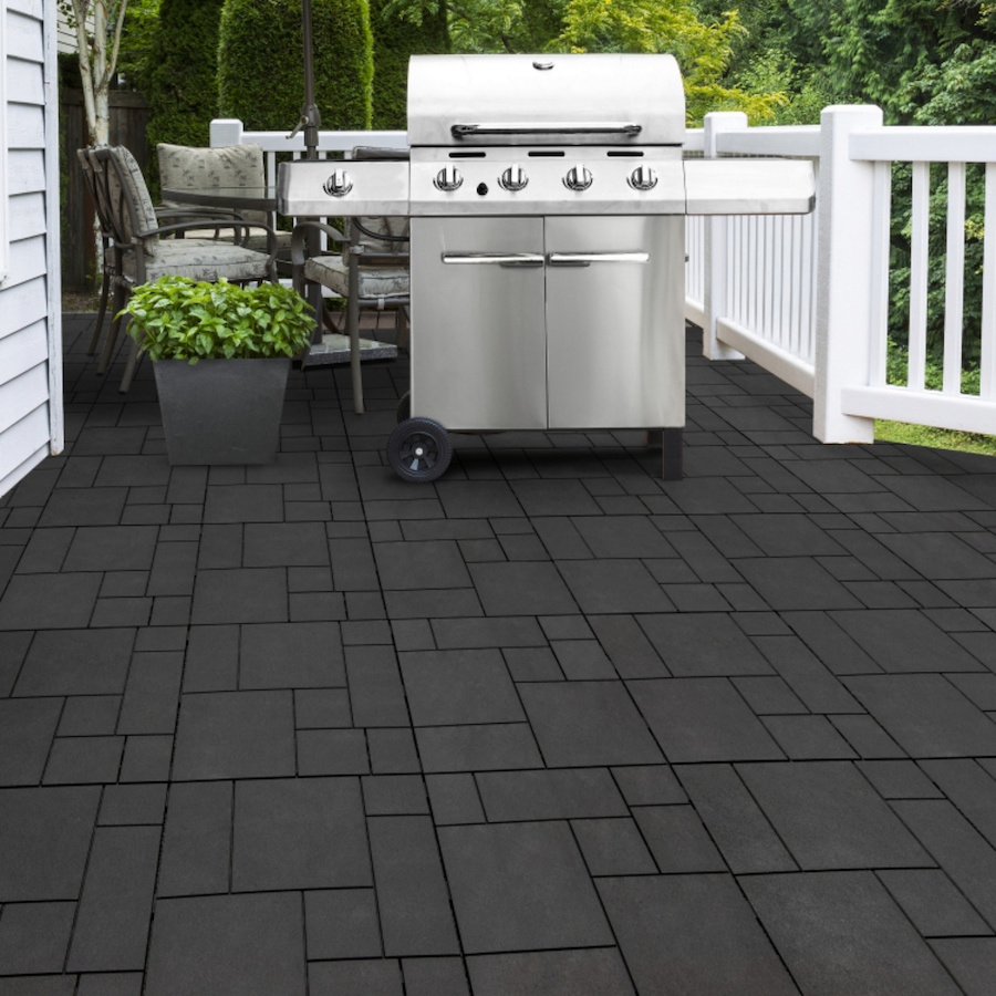 Image 739694_ALTMORE03.jpg, Product 739-694 / Price $49.99, Tierra Verde 12" x 12" Classic 1/2" Mosaic Deck Tiles (slate, 24-pack) from Tierra Verde on TSC.ca's Home & Garden department