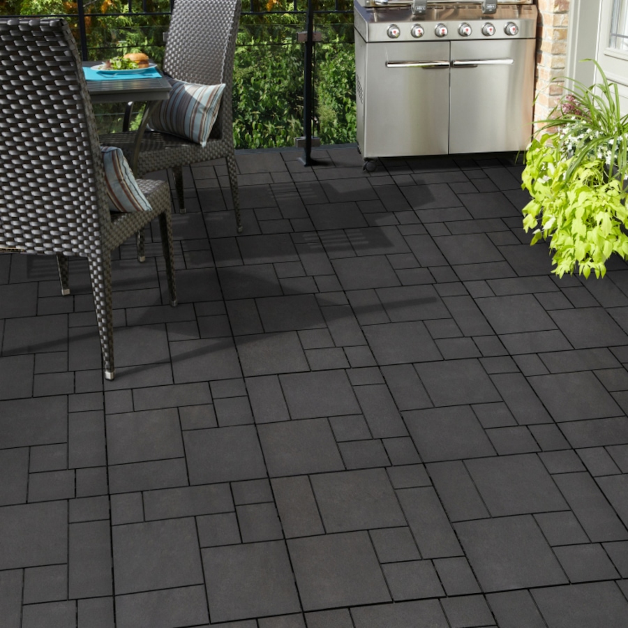Image 739694_ALTMORE04.jpg, Product 739-694 / Price $49.99, Tierra Verde 12" x 12" Classic 1/2" Mosaic Deck Tiles (slate, 24-pack) from Tierra Verde on TSC.ca's Home & Garden department