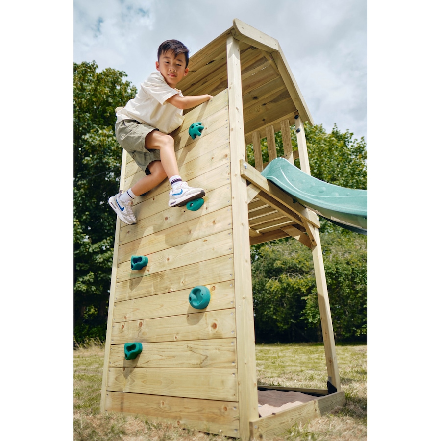 Image 739699_ALTMORE04.jpg, Product 739-699 / Price $999.99, Plum Lookout Tower with Swing Arm, Double Swing Set, Kids Outdoor Play Equipment from Plum on TSC.ca's Home & Garden department