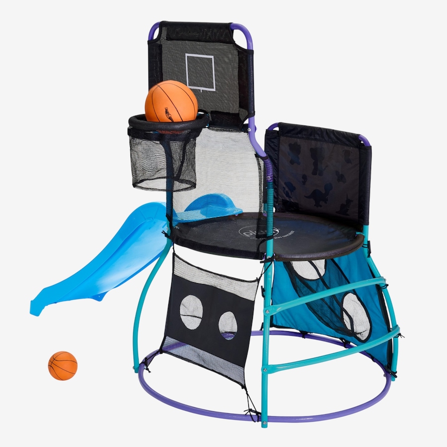 Image 739700.jpg, Product 739-700 / Price $229.99, Plum My First Activity Tower Outdoor Playset with 4' Slide, Water Spray Feature and Basketball Hoop with Backboard from Plum on TSC.ca's Home & Garden department