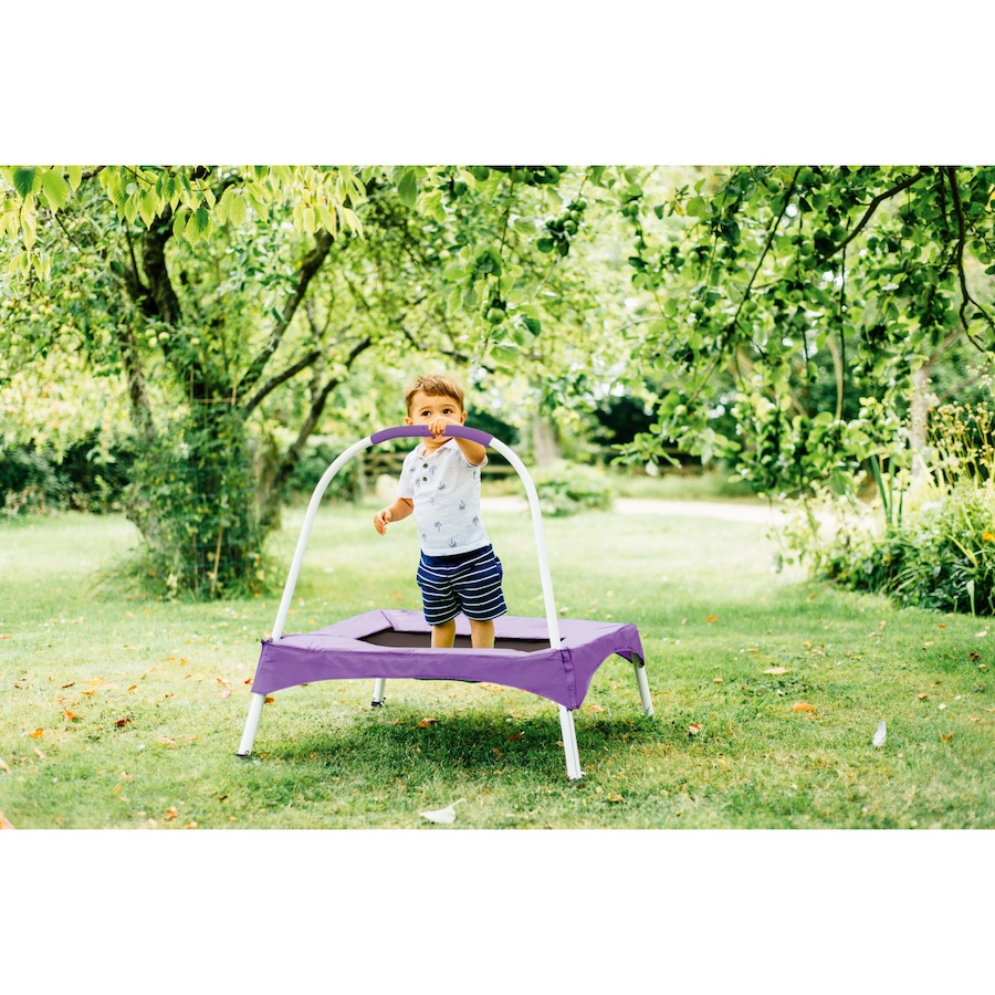 Image 739701_ALTMORE01.jpg, Product 739-701 / Price $74.99, Plum Junior Bouncer Square Trampoline with Powder-Coated Steel Frame, Soft-Grip Handle and Safety Padding from Plum on TSC.ca's Home & Garden department