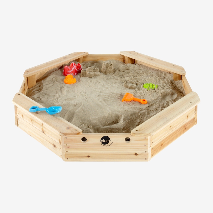 Image 739708.jpg, Product 739-708 / Price $79.99, Plum Treasure Beach Wooden Sandbox - Natural, Kids Outdoor Toys from Plum on TSC.ca's Home & Garden department