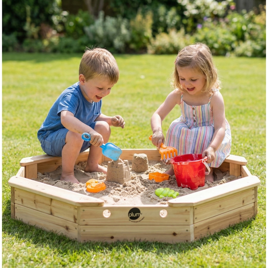 Image 739708_ALTMORE01.jpg, Product 739-708 / Price $79.99, Plum Treasure Beach Wooden Sandbox - Natural, Kids Outdoor Toys from Plum on TSC.ca's Home & Garden department