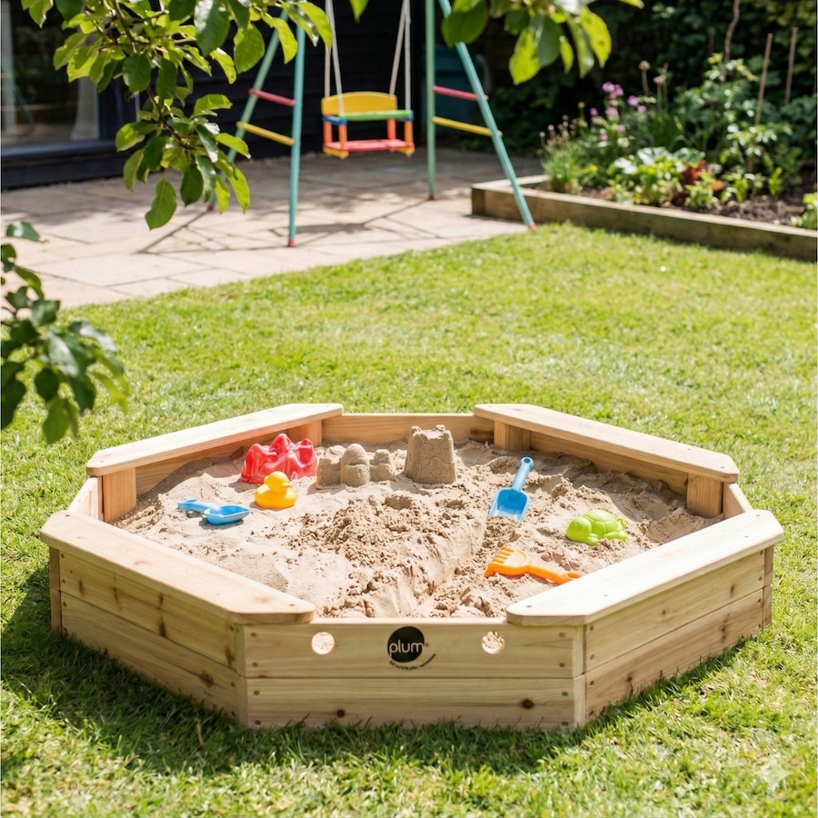 Image 739708_ALTMORE04.jpg, Product 739-708 / Price $79.99, Plum Treasure Beach Wooden Sandbox - Natural, Kids Outdoor Toys from Plum on TSC.ca's Home & Garden department