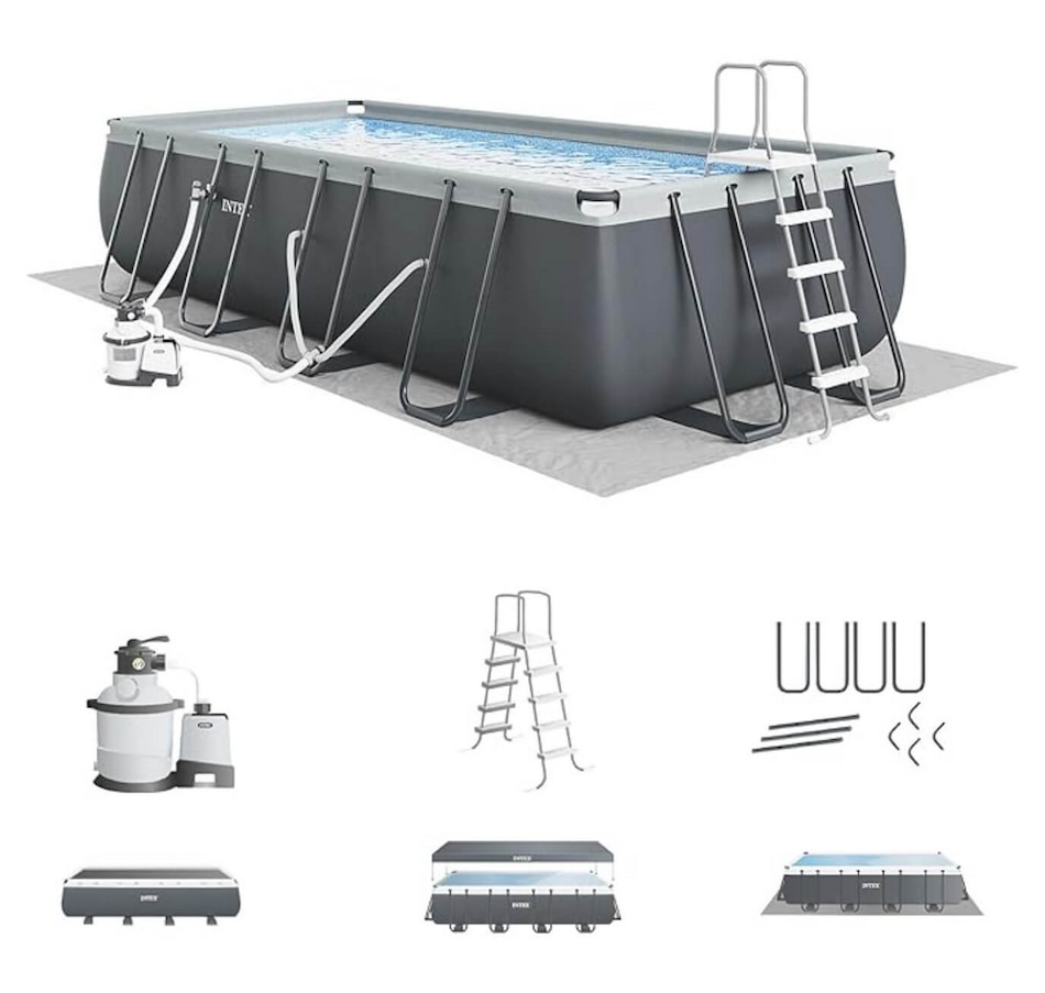 Image 739734_ALTMORE4.jpg, Product 739-734 / Price $1,599.99, Intex 18' x 9' Ultra XTR Rectangular Above-Ground Pool Set from Intex on TSC.ca's Home & Garden department