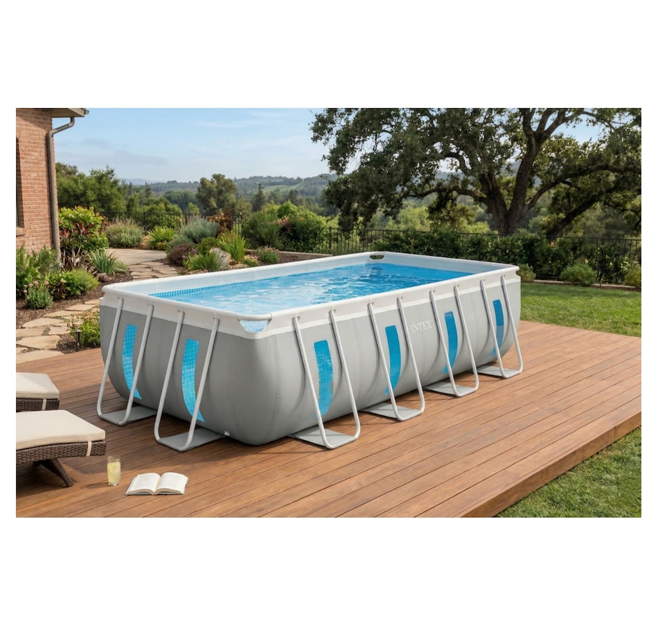 Image 739746_ALTMORE2.jpg, Product 739-746 / Price $879.99, Intex 13' x 6' Prism Clearview Rectangular Pool Set from Intex on TSC.ca's Home & Garden department