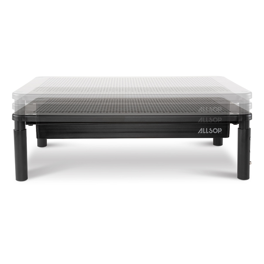 Image 739906_ALTMORE2.jpg, Product 739-906 / Price $39.99, Allsop Metal Art Tri-Level Adjustable Height Monitor Stand from Allsop on TSC.ca's Electronics department