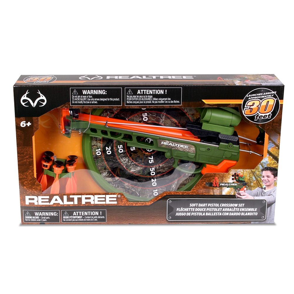 NKOK Realtree Soft Dart Pistol Crossbow Set - TSC.ca