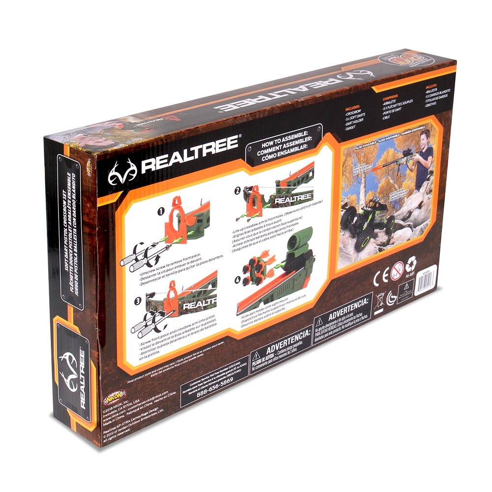 NKOK Realtree Soft Dart Pistol Crossbow Set - TSC.ca