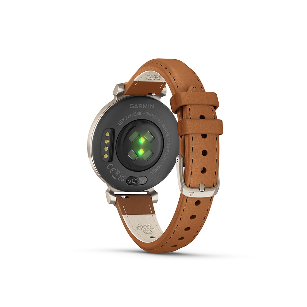 【美品】GARMIN Lily 2 Classic Tan Leather Garmin Lily 2 Classic Smartwatch and Fitness Tracker (tan) - TSC.ca