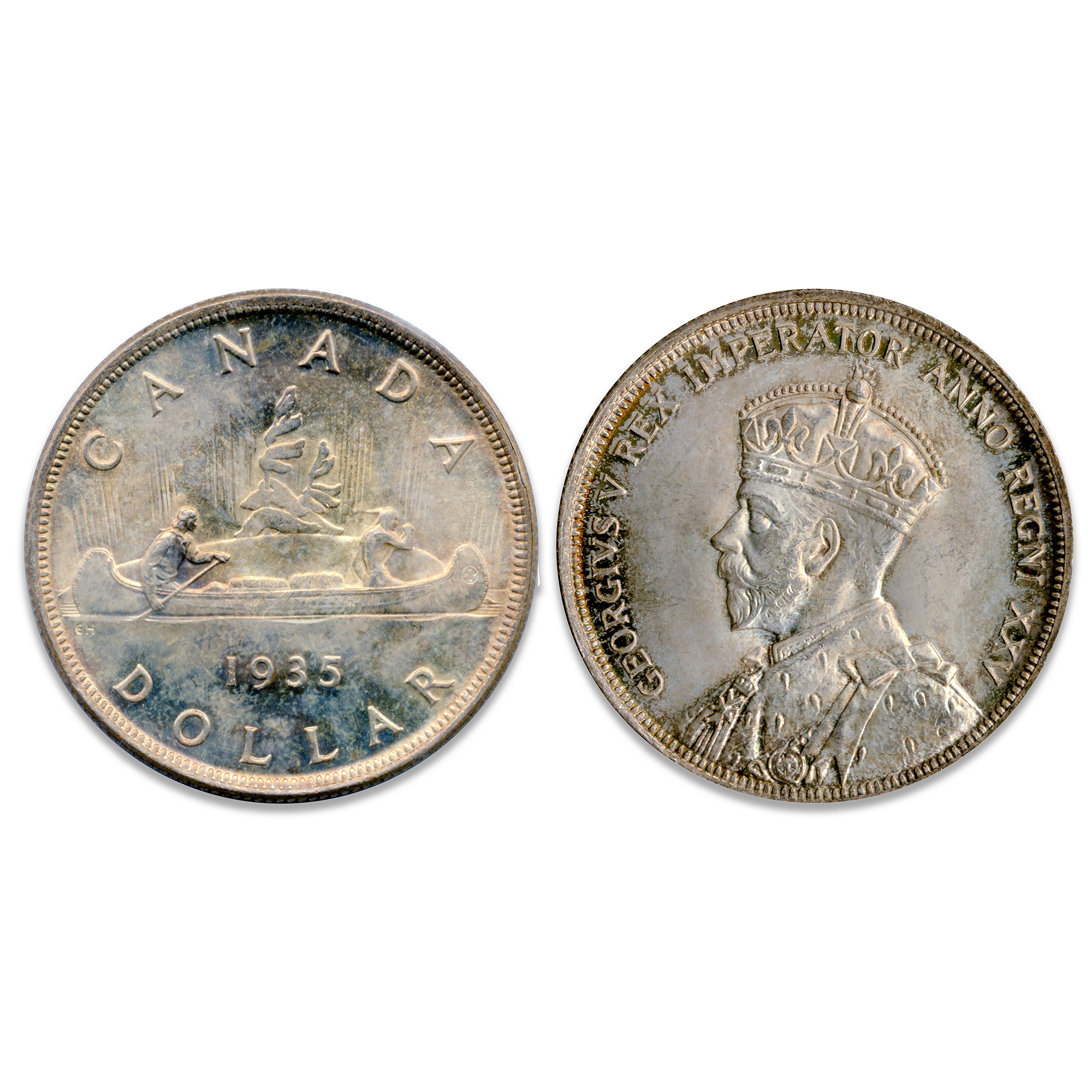 1935 Gem Uncirculated Silver Dollar ICCS Certified MS-65 - TSC.ca