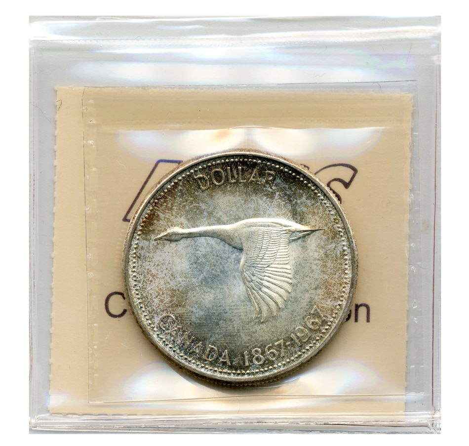Image 739965_ALTMORE1.jpg, Product 739-965 / Price $159.95, 1967 Gem Uncirculated Silver Dollar ICCS Certified MS-65 from Canadian Coin & Currency on TSC.ca's Coins department
