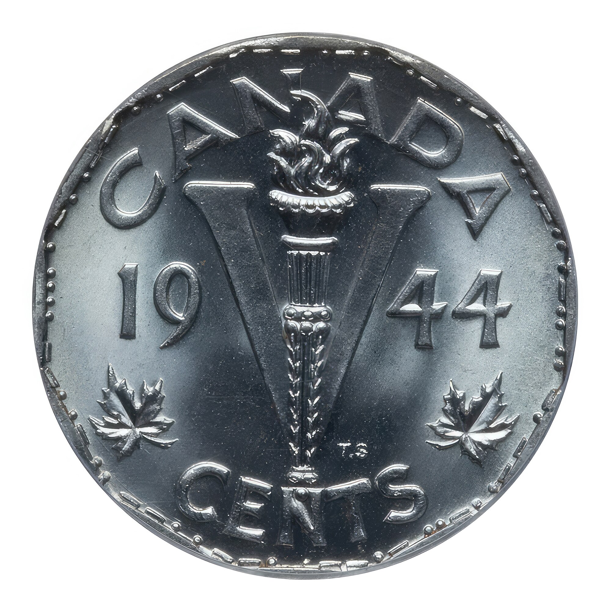1944 Gem Uncirculated Victory War-Issue Nickel, ICCS Certified MS