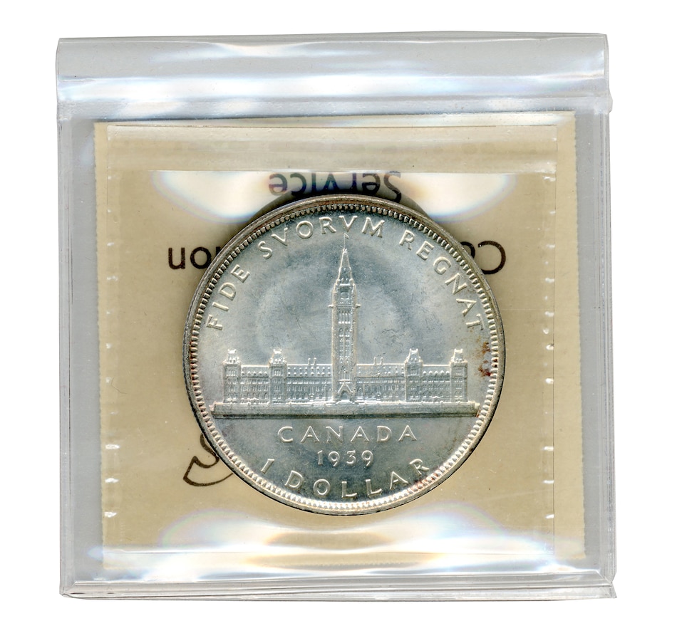 Image 739973_ALTMORE1.jpg, Product 739-973 / Price $239.95, 1939 Gem Uncirculated Silver Dollar ICCS Certified MS-65 from Canadian Coin & Currency on TSC.ca's Coins department