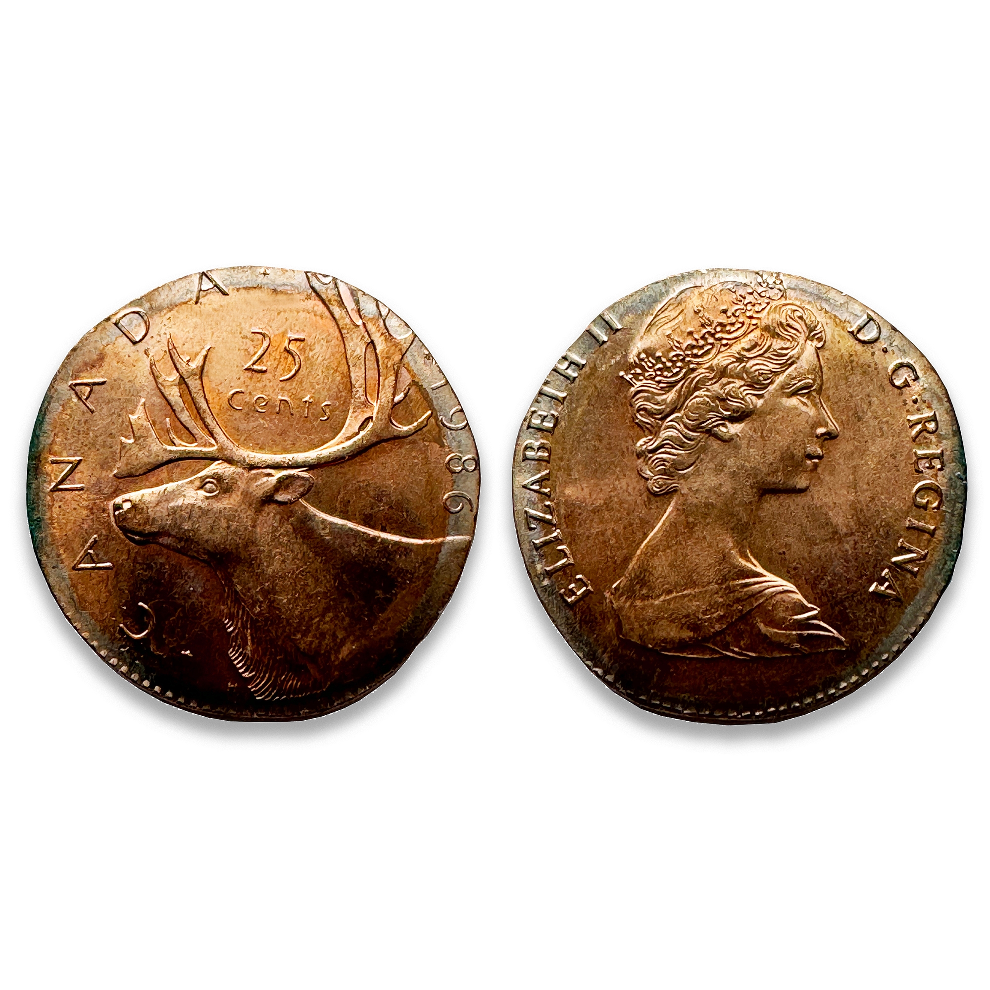 Rare Canadian Major Error Coin: Uncirculated Quarter Struck on