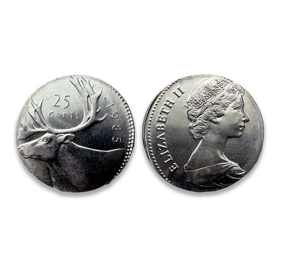 Image 739976.jpg, Product 739-976 / Price $699.95, Rare Canadian Major Error Coin: Uncirculated Quarter Struck on Dime Blank from Canadian Coin & Currency on TSC.ca's Coins department