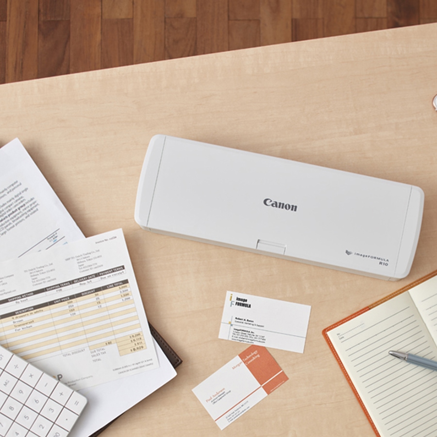 Image 739982_ALTMORE3.jpg, Product 739-982 / Price $409.99, Canon ImageFormula R10 Personal Document Scanner from Canon on TSC.ca's Electronics department