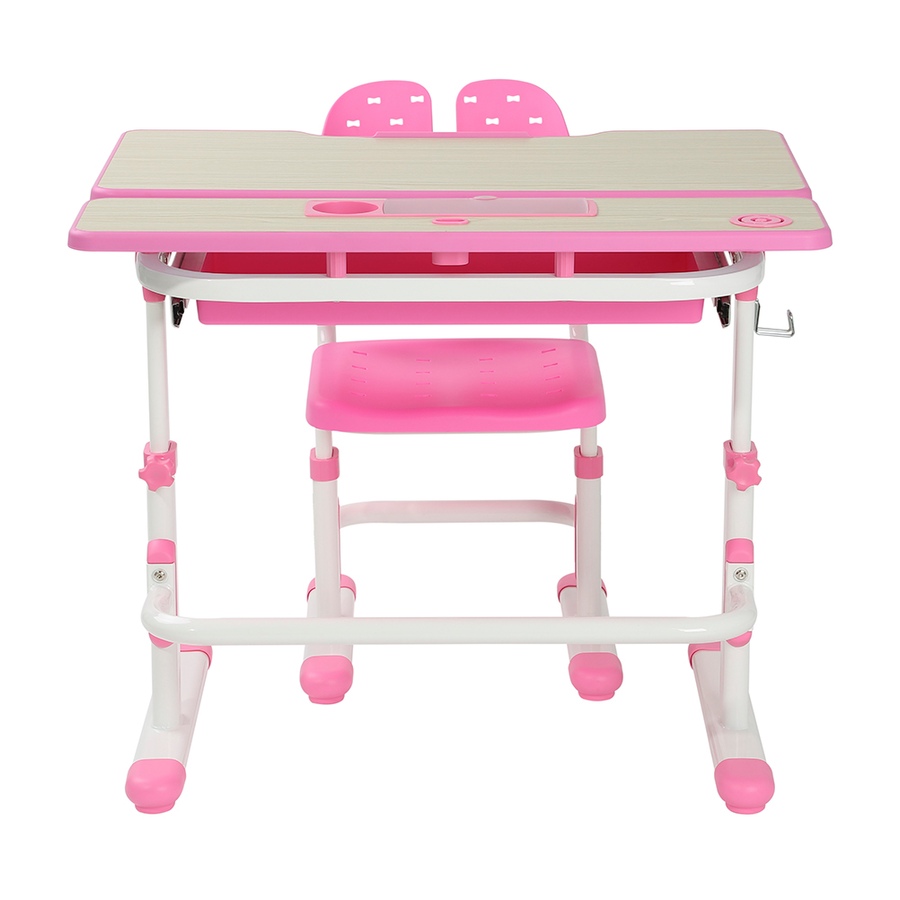 Image 739989_ALTMORE1.jpg, Product 739-989 / Price $399.99, TygerClaw Height-Adjustable Children's Desk with Storage (pink) from Tygerclaw on TSC.ca's Home & Garden department