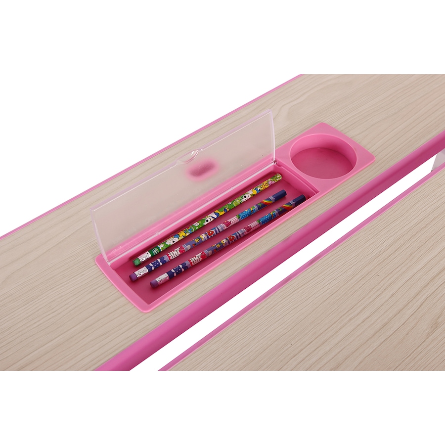 Image 739989_ALTMORE3.jpg, Product 739-989 / Price $399.99, TygerClaw Height-Adjustable Children's Desk with Storage (pink) from Tygerclaw on TSC.ca's Home & Garden department
