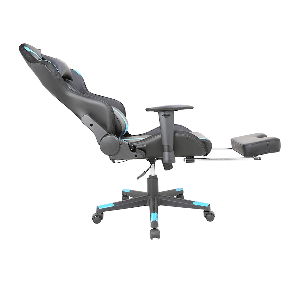 Image 742458_ALTMORE2.jpg, Product 742-458 / Price $424.99, TygerClaw Fabric Gaming Chair with Lumbar Pillow and Leg Rest from Tygerclaw on TSC.ca's Toys & Hobbies department
