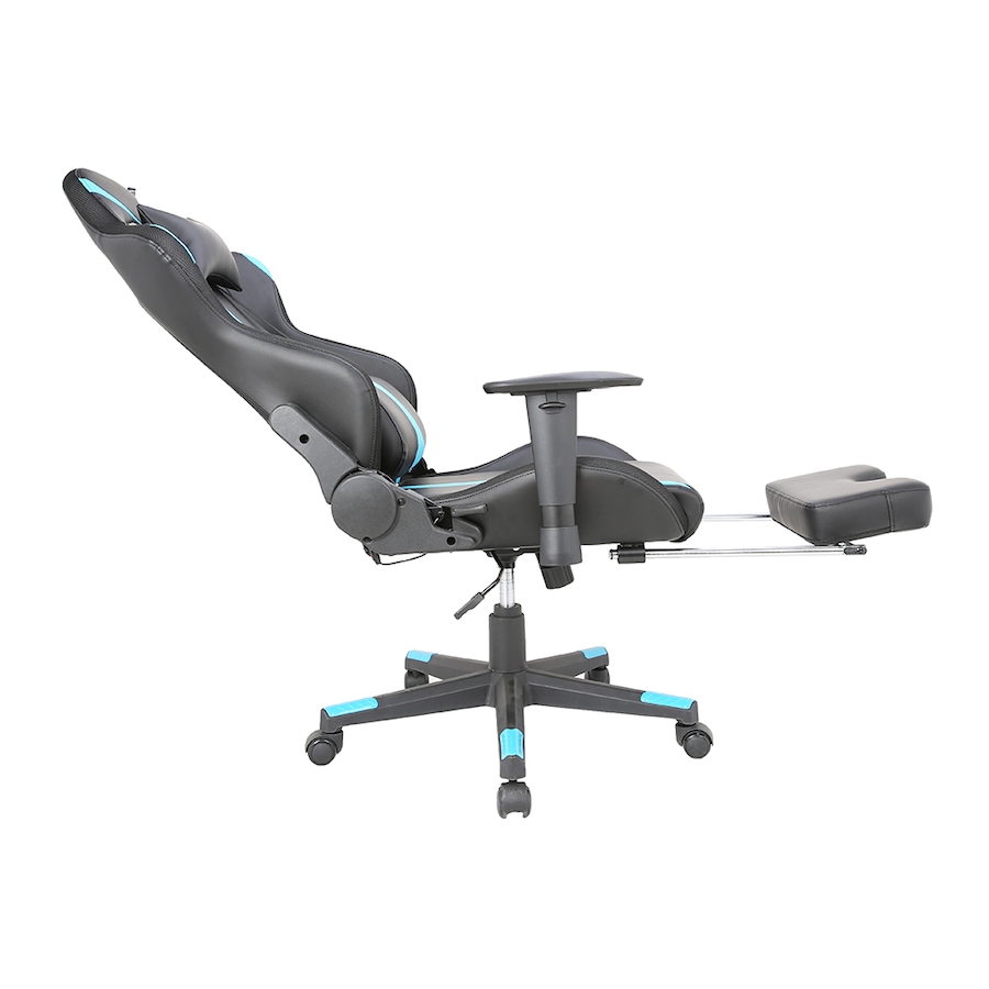 Image 742458_ALTMORE2.jpg, Product 742-458 / Price $499.99, TygerClaw Fabric Gaming Chair with Lumbar Pillow and Leg Rest from Tygerclaw on TSC.ca's Toys & Hobbies department