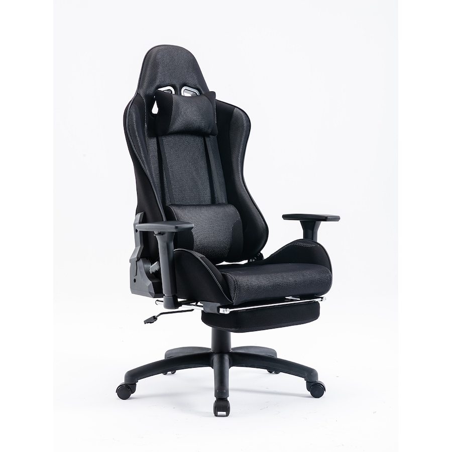 Image 742459.jpg, Product 742-459 / Price $499.99, TygerClaw Gaming Chair with Lumbar Pillow and Leg Rest from Tygerclaw on TSC.ca's Toys & Hobbies department