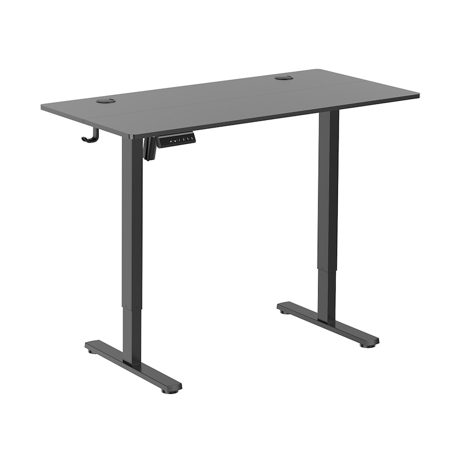 Image 742461.jpg, Product 742-461 / Price $297.99, TygerClaw 42" Two-Stage Column Sit Stand Desk (black) from Tygerclaw on TSC.ca's Home & Garden department