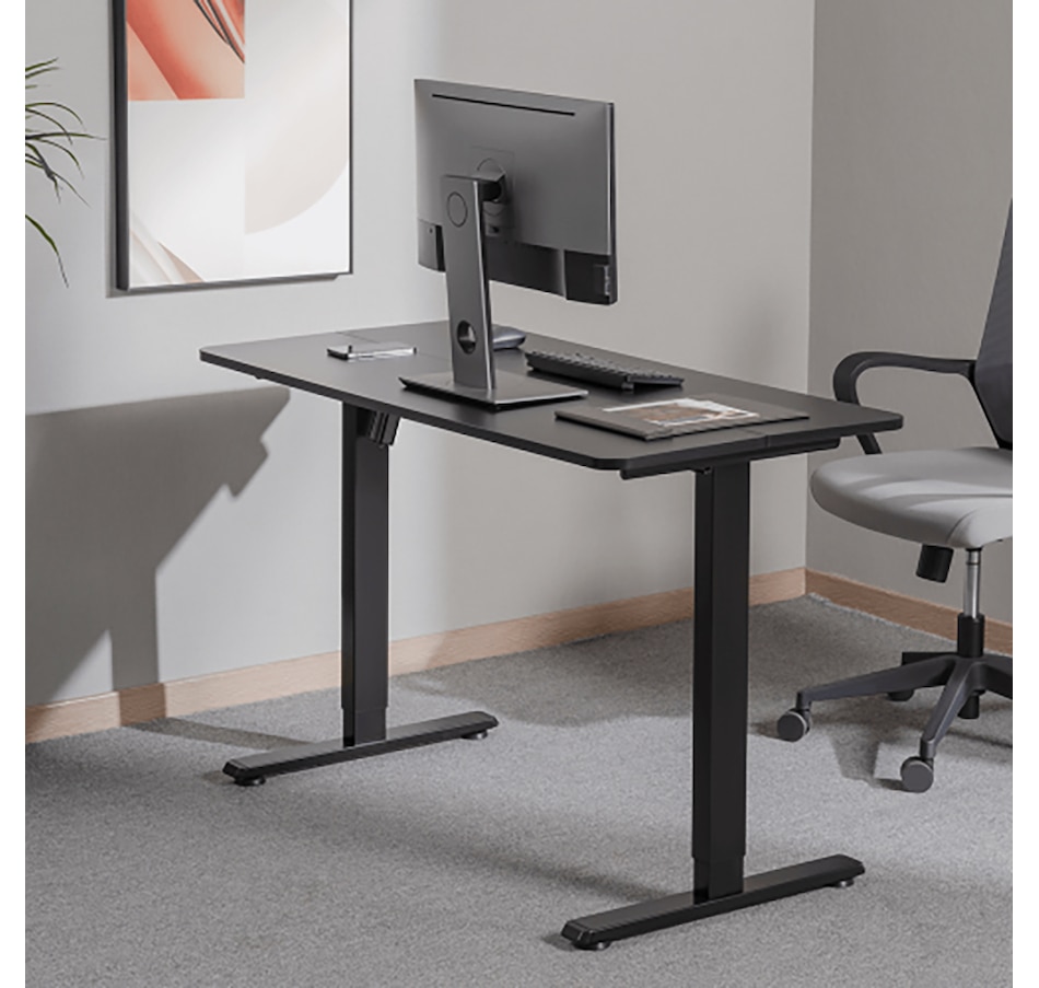 Image 742461_ALTMORE4.jpg, Product 742-461 / Price $297.99, TygerClaw 42" Two-Stage Column Sit Stand Desk (black) from Tygerclaw on TSC.ca's Home & Garden department