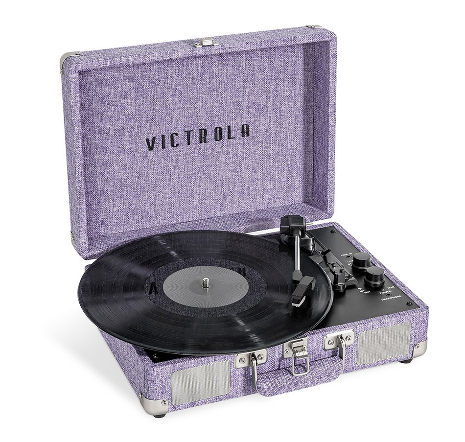 Image 742516_PUR.jpg, Product 742-516 / Price $99.99, Victrola Journey+ Signature Bluetooth Suitcase Record Player from Victrola on TSC.ca's Electronics department