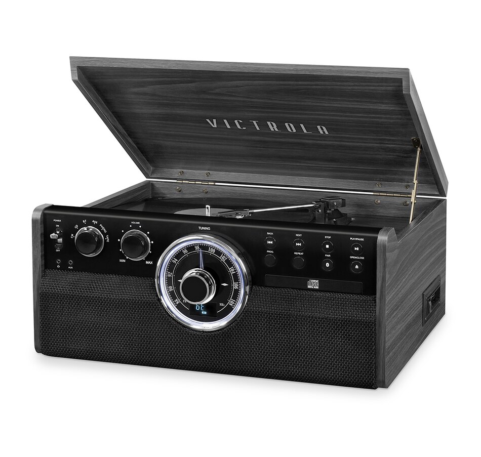 Image 742518.jpg, Product 742-518 / Price $259.99, Victrola Empire Bluetooth Record Player (grey) from Victrola on TSC.ca's Electronics department