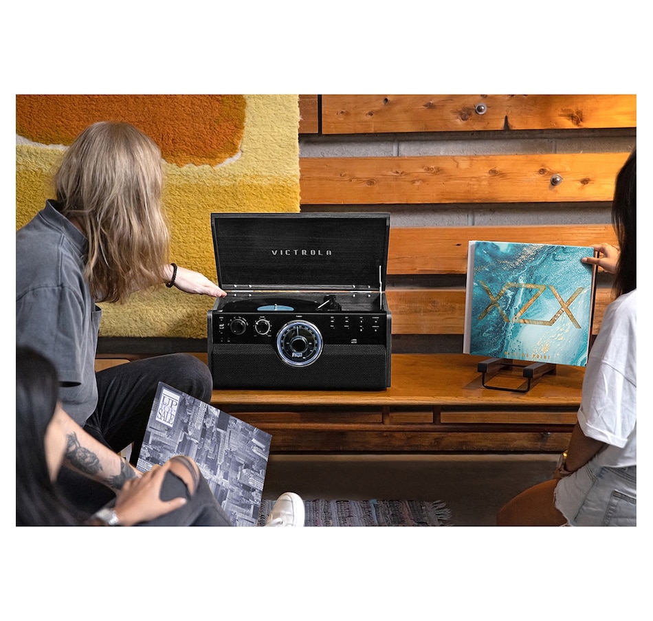 Image 742518_ALTMORE4.jpg, Product 742-518 / Price $259.99, Victrola Empire Bluetooth Record Player (grey) from Victrola on TSC.ca's Electronics department