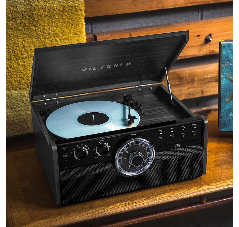 Image 742518_ALTMORE6.jpg, Product 742-518 / Price $259.99, Victrola Empire Bluetooth Record Player (grey) from Victrola on TSC.ca's Electronics department