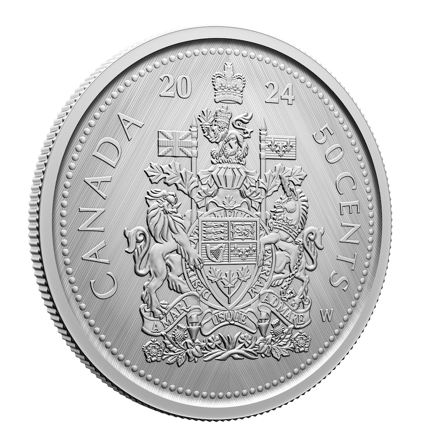 Image 742571_ALTMORE2.jpg, Product 742-571 / Price $199.95, 2024 Fine Silver Half Dollar Coin with W Mint Mark and Two Exclusive Bonus Coins from Royal Canadian Mint (RCM) on TSC.ca's Coins department