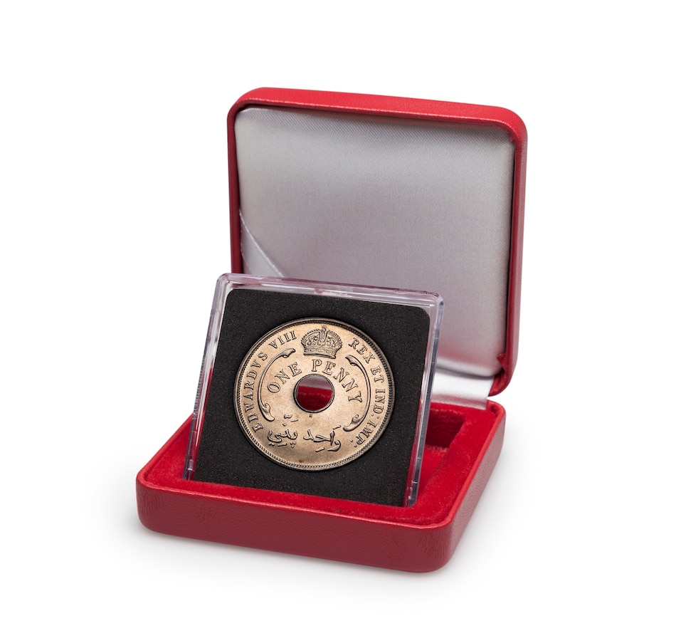 Image 742580_ALTMORE3.jpg, Product 742-580 / Price $129.95, Gem Uncirculated 1936 King Edward VIII Coin British West Africa Penny from Canadian Coin & Currency on TSC.ca's Coins department