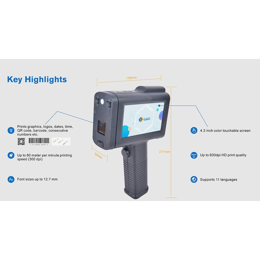 Image 742584_ALTMORE4.jpg, Product 742-584 / Price $669.99, G&G Handheld Inkjet Printer (blue cover) from G&G on TSC.ca's Electronics department
