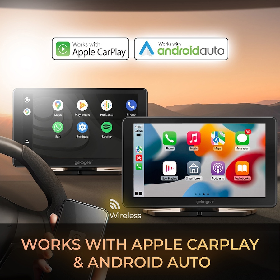 Image 742589_ALTMORE1.jpg, Product 742-589 / Price $139.99, MyGekoGear Orbit C100 In-Car 7" Touchscreen Infotainment Display with Apple CarPlay/Android Auto from MyGekoGear on TSC.ca's Home & Garden department