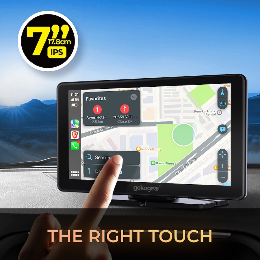 Image 742589_ALTMORE5.jpg, Product 742-589 / Price $139.99, MyGekoGear Orbit C100 In-Car 7" Touchscreen Infotainment Display with Apple CarPlay/Android Auto from MyGekoGear on TSC.ca's Home & Garden department