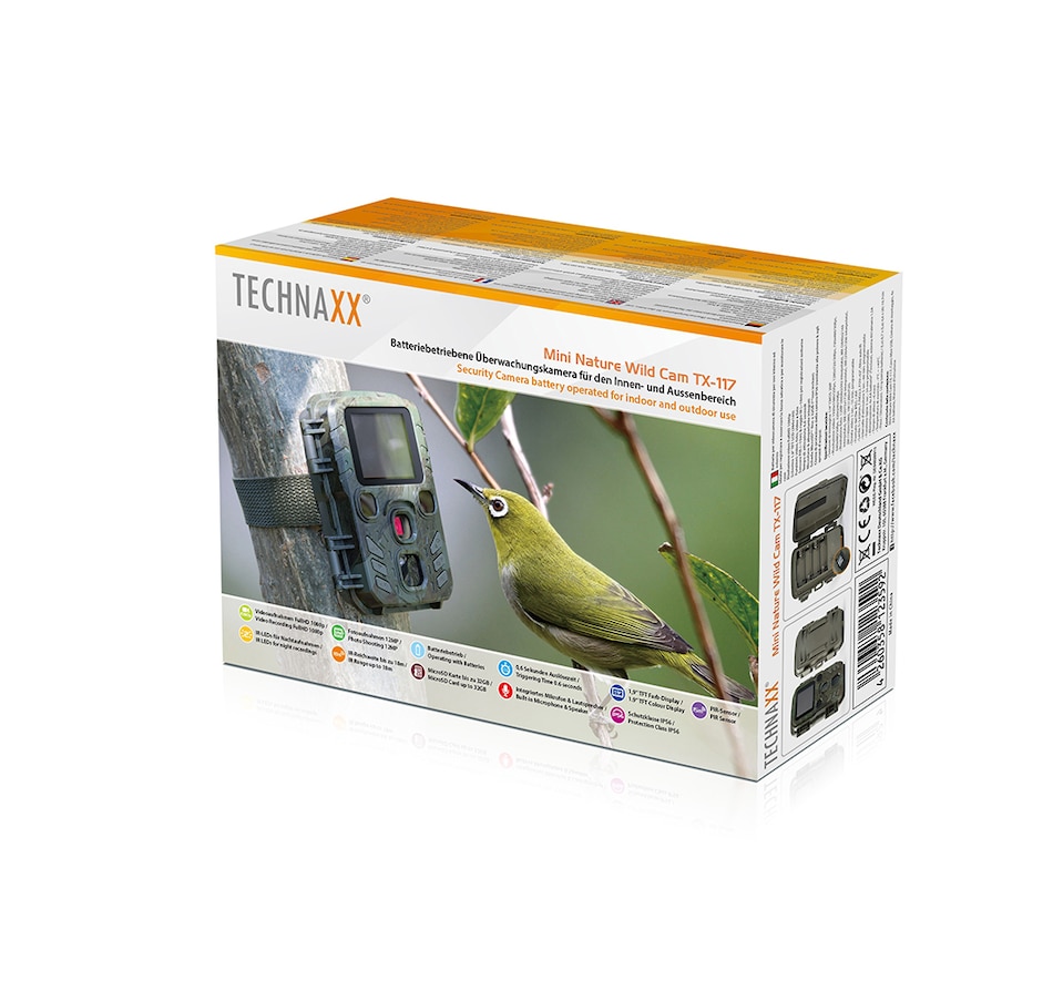 Image 742684_ALTMORE3.jpg, Product 742-684 / Price $114.99, Technaxx TX-117 Full HD 1080p Mini Nature Wild Cam (camo) from Technaxx on TSC.ca's Electronics department