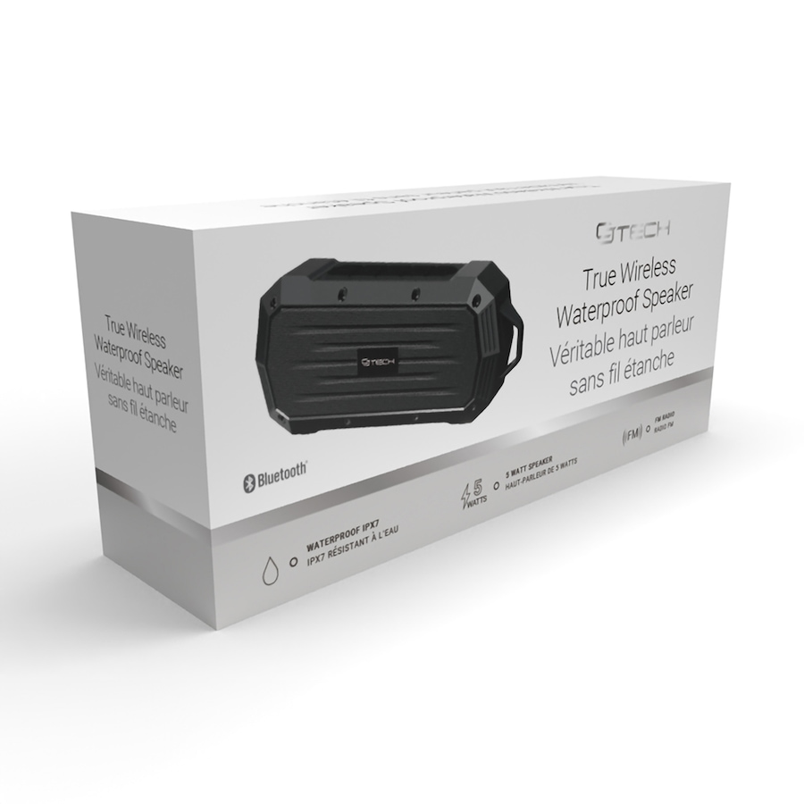 Image 742688_ALTMORE1.jpg, Product 742-688 / Price $34.99, CJ Tech True Wireless Waterproof Speaker (black) from CJ Tech on TSC.ca's Electronics department