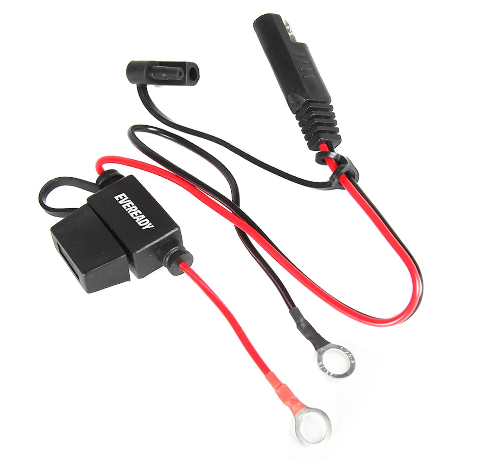 Image 742691_ALTMORE1.jpg, Product 742-691 / Price $49.99, Eveready 1-Amp Automatic 6-Volt/12-Volt Battery Charger/Maintainer (black) from Eveready on TSC.ca's Electronics department