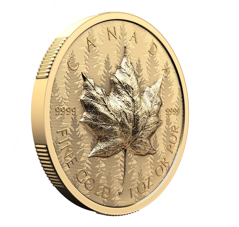 Image 742721_ALTMORE1.jpg, Product 742-721 / Price $4,895.00, 2024 $200 Ultra-High-Relief Gold Maple Leaf Coin from The Coin Show with Steven Bromberg on TSC.ca's Coins department